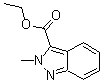 2-Methyl-2H-indazole-3-carboxylic acid ethyl ester molecular structure (CAS 405275-87-8)