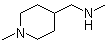 structure of CAS# 405928-19-0, Methyl(1-methylpiperidin-4-ylmethyl)amine;N,1-Dimethyl-4-piperidinemethanamine