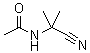N-(1-氰基-1-甲基乙基)乙酰胺分子结构 (CAS 40652-06-0)