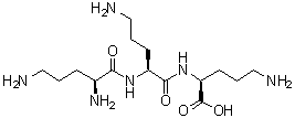 L-Ornithyl-L-ornithyl-L-ornithine molecular structure (CAS 40681-82-1)