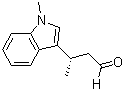 (S)-3-(1-Methyl-1H-indol-3-yl)butanal molecular structure (CAS 406920-75-0)