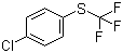 4-(Trifluoromethylthio)chlorobenzene molecular structure (CAS 407-16-9)