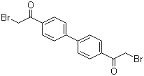 4,4'-二(2-溴乙酰基)联苯分子结构 (CAS 4072-67-7)