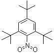 structure of CAS# 4074-25-3, 2,4,6-Tri-tert-butylnitrobenzene;1,3,5-Tri-tert-butyl-2-nitrobenzene; 2,4,6-Tri-tert-butyl-1-nitrobenzene
