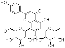6-C-alpha-L-Rhamnopyranosylvitexine molecular structure (CAS 40788-84-9)