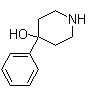 4-Hydroxy-4-phenylpiperidine molecular structure (CAS 40807-61-2)