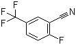 structure of CAS# 4088-84-0, 3-Cyano-4-fluorobenzotrifluoride;2-Fluoro-5-(trifluoromethyl)benzonitrile