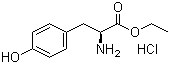 结构式 CAS# 4089-07-0, L-酪氨酸乙酯盐酸盐