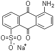 structure of CAS# 4095-82-3, 1-Aminoanthraquinone-5-sulfonic acid sodium salt;5-Amino-9,10-dihydro-9,10-dioxoanthracenesulphonic acid sodium salt