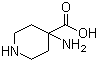 4-Aminopiperidine-4-carboxylic acid molecular structure (CAS 40951-39-1)