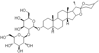结构式 CAS# 41059-79-4, 知母皂苷 A-III