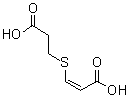 (Z)-3-[(2-Carboxyethyl)thio]-2-propenoic acid molecular structure (CAS 41108-53-6)