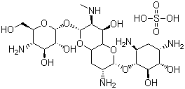 Apramycin sulfate molecular structure (CAS 41194-16-5)