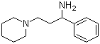 1-(3-Amino-3-phenylpropyl)piperidine molecular structure (CAS 41208-24-6)