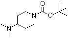 structure of CAS# 412293-88-0, N-Boc-4-Dimethylaminopiperidine