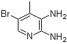 structure of CAS# 41230-93-7, 5-Bromo-2,3-diamino-4-methylpyridine;5-Bromo-4-methylpyridine-2,3-diamine