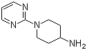 1-(2-Pyrimidinyl)-4-piperidinamine molecular structure (CAS 412355-81-8)