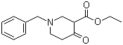 1-Benzyl-3-ethoxycarbonyl-4-piperidone  molecular structure (CAS 41276-30-6)