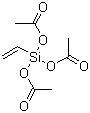 三乙酰氧基乙烯基硅烷分子结构 (CAS 4130-08-9)