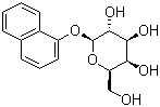 1-萘基 beta-D-吡喃半乳糖苷分子结构 (CAS 41335-32-4)