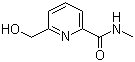 6-(Hydroxymethyl)-N-methyl-2-pyridinecarboxamide molecular structure (CAS 41337-84-2)