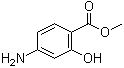 4-氨基水杨酸甲酯分子结构 (CAS 4136-97-4)