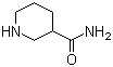 结构式 CAS# 4138-26-5, 3-哌啶甲酰胺