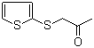1-(2-Thienylthio)acetone molecular structure (CAS 41444-33-1)