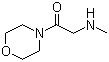 4-[(Methylamino)acetyl]morpholine molecular structure (CAS 41458-73-5)