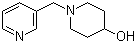 1-(3-Pyridinylmethyl)-4-piperidinol molecular structure (CAS 414889-63-7)