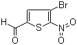 4-Bromo-5-nitro-2-thiophenecarboxaldehyde molecular structure (CAS 41498-07-1)