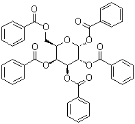 Penta-O-benzoyl-alpha-D-galactopyranose molecular structure (CAS 41545-55-5)