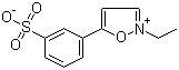 2-Ethyl-5-phenylisoxazolium-3'-sulfonate molecular structure (CAS 4156-16-5)