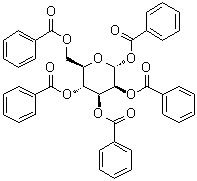 1,2,3,4,6-Penta-O-benzoyl-alpha-D-mannopyranose molecular structure (CAS 41569-33-9)