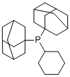 Cyclohexyldi(1-adamantyl)phosphine molecular structure (CAS 415941-50-3)