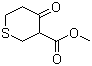 结构式 CAS# 4160-61-6, 4-氧代四氢噻喃-3-甲酸甲酯