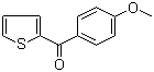 2-(4-Methoxybenzoyl)thiophene molecular structure (CAS 4160-63-8)