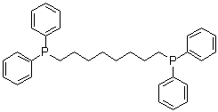 structure of CAS# 41625-30-3, 1,8-Bis(diphenylphosphino)octane