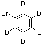 structure of CAS# 4165-56-4, 1,4-Dibromo-2,3,5,6-tetradeuteriobenzene;Tetradeutero-p-dibromobenzene