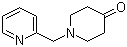 structure of CAS# 41661-56-7, 1-Pyridin-2-ylmethylpiperidin-4-one