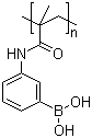 结构式 CAS# 41685-84-1, 3-(甲基丙烯酰氨基)苯硼酸均聚物