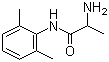 structure of CAS# 41708-72-9, Tocainide;2-Amino-N-(2,6-dimethylphenyl)propanamide; N-(2-Aminopropionyl)-2,6-xylidine
