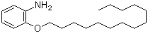 structure of CAS# 41710-89-8, 2-Tetradecyloxyaniline;2-Tetradecyloxybenzenamine