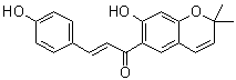 补骨脂色烯查耳酮分子结构 (CAS 41743-38-8)