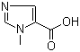 structure of CAS# 41806-40-0, 1-Methyl-1H-imidazole-5-carboxylic acid