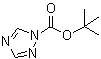 1H-1,2,4-Triazole-1-carboxylicacid 1,1-dimethylethyl ester molecular structure (CAS 41864-24-8)