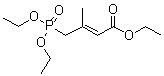Triethyl 4-phosphono-3-methyl-2-butenoate molecular structure (CAS 41891-54-7)