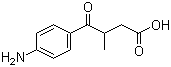 结构式 CAS# 42075-29-6, 4-(4-氨基苯基)-3-甲基-4-氧代丁酸