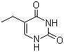 structure of CAS# 4212-49-1, 5-Ethyluracil;2,4-Dihydroxy-5-ethylpyrimidine; Homothymine