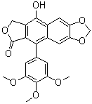 结构式 CAS# 42123-27-3, 四去氢鬼臼毒素